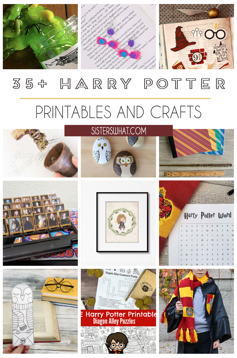 DIY Harry Potter Crafts and Printables - Sisters, What!